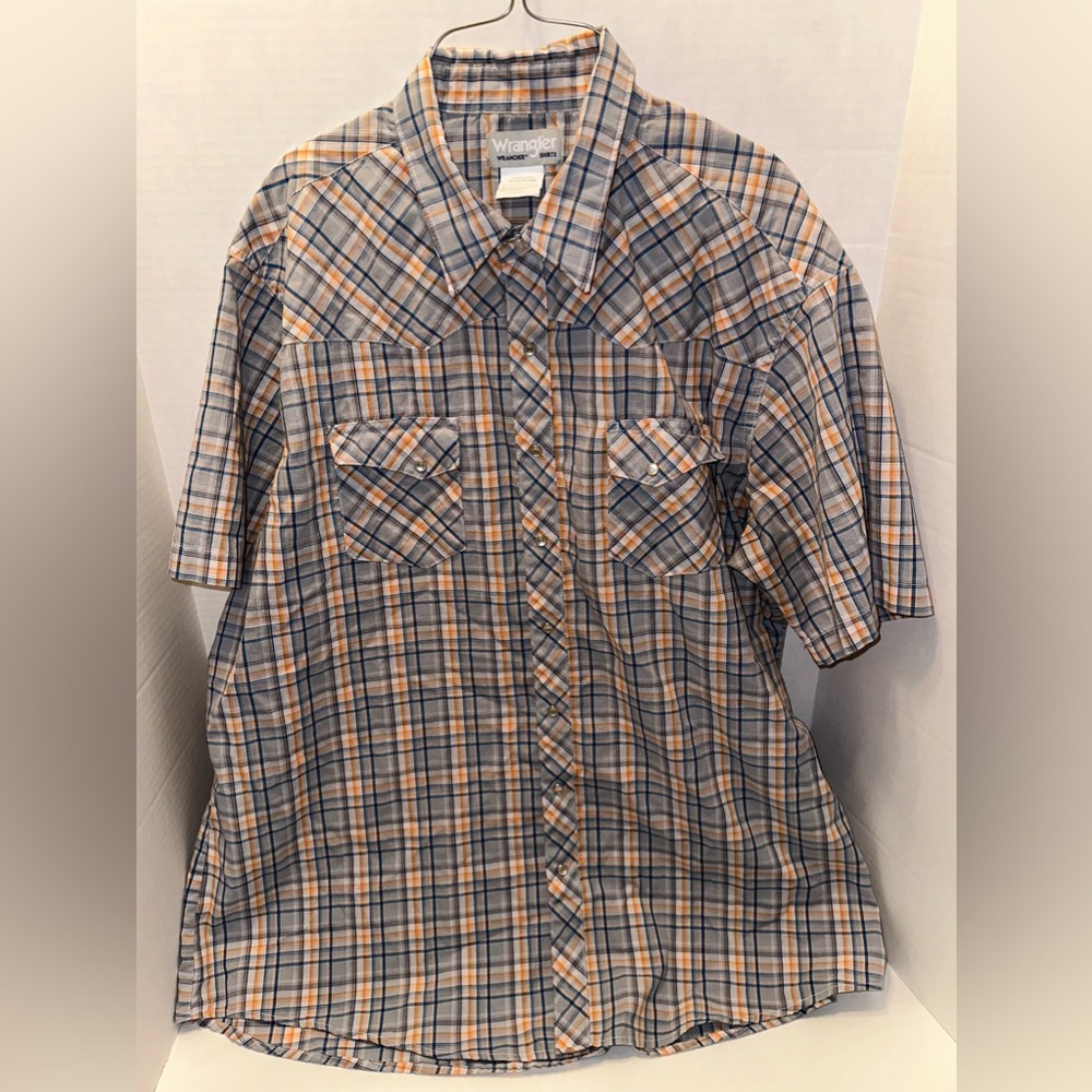 Wrangler Wrancher pearl button shirt